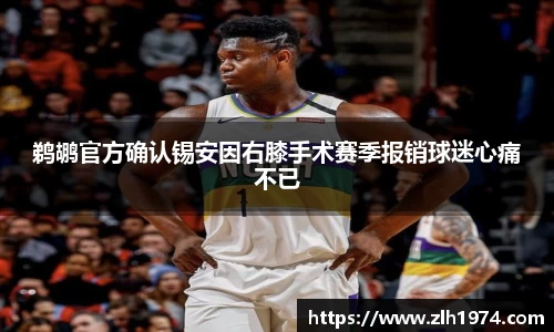 鹈鹕官方确认锡安因右膝手术赛季报销球迷心痛不已